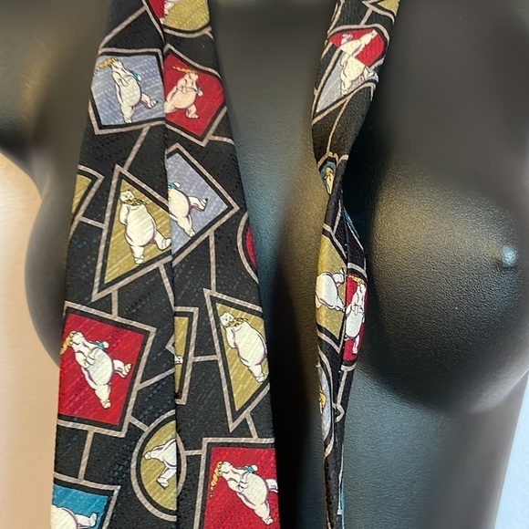 Coca Cola Polar Bear Silk Tie Vintage Novelty Graphic - Picture 16 of 16